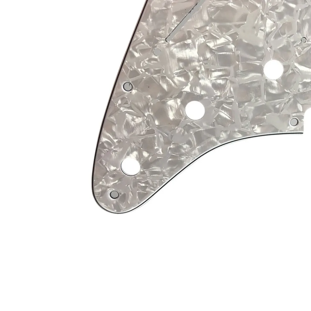 Pleroo гитарные аксессуары для левшей накладки с задней пластиной для Fender Stratocaster standard ST HSH гитарные царапины пластины