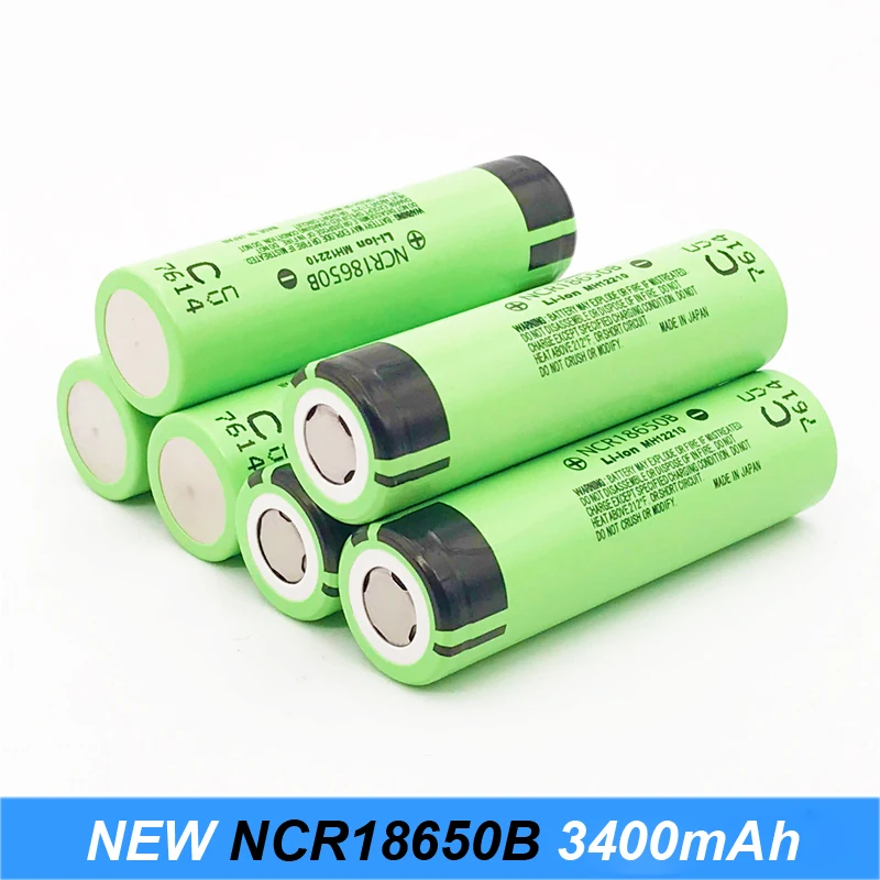 NCR18650B 34B 3,7 в 18650 3400 мАч перезаряжаемый литиевый аккумулятор для светодиодный фонарик, аккумулятор, внешний аккумулятор, отвертка 12 В
