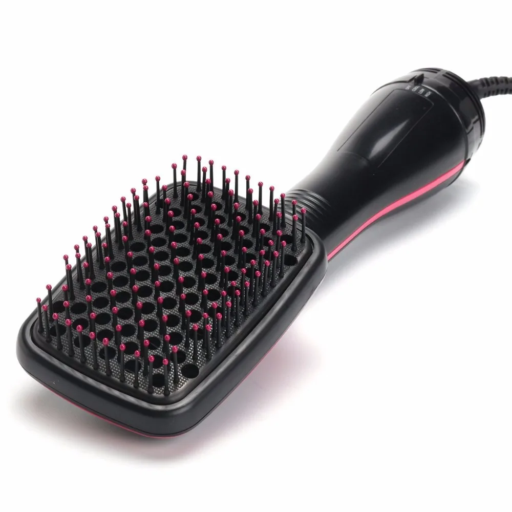 Price One Step Dryer Styler Hot Air Paddle Brush | Negative Ion Generator Hair Straightener For All Hair Types | Eliminate Frizzing