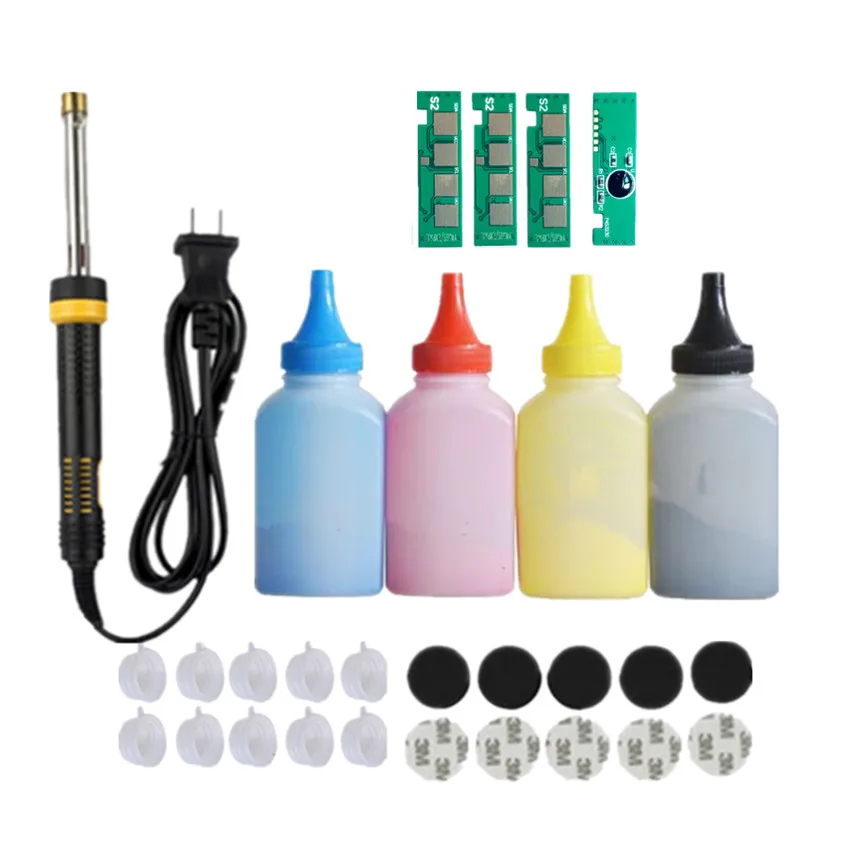 

Refill toner Powder cartridge tool kit + 4 chip for samsung CLT-406S 406S CLP-360 365w 366W CLX-3305 C460FW 3306FN 3305W