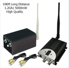 Cheap High Quality 1.2GHz 10KM FPV Long Distance Wireless Video Transmitter with 5000mW, 8 channels Camera Drone Accessories