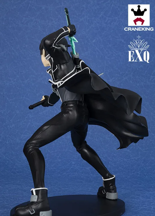 100% оригинальная коллекция Banpresto EXQ SAO Figure KIRITO от &quotSword Art Online&quot|Игровые фигурки и
