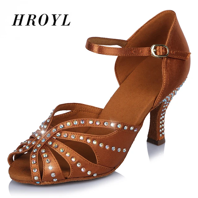 New Ballroom Latin Dance Shoes Popular Ladies Satin