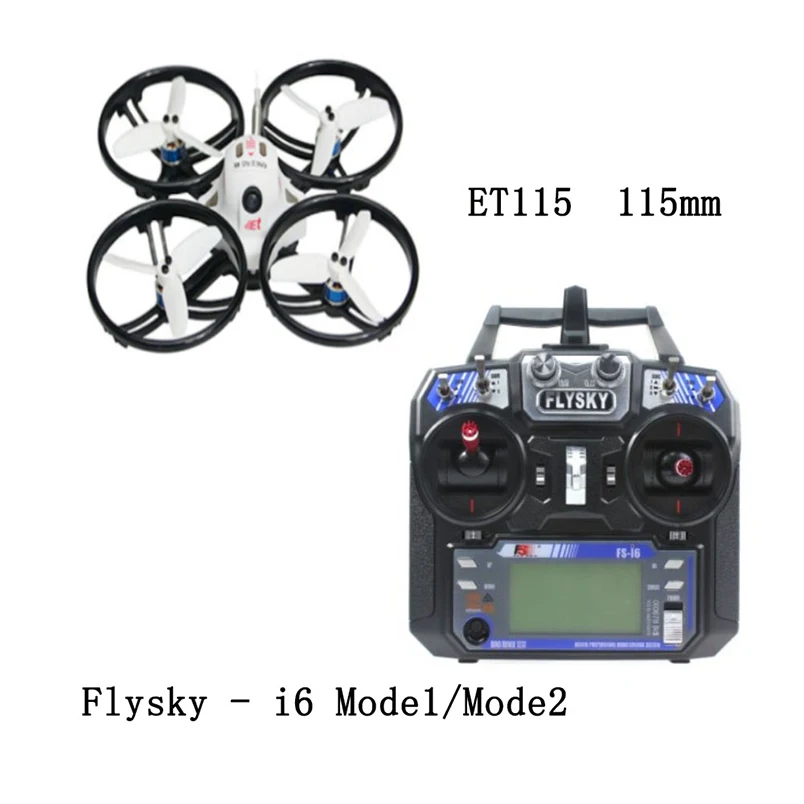 

JMT ET115 ET125 Racing Drone RTF Quadcopter Brushless FPV RC Racer with FS-i6 RC Transmitter Controller