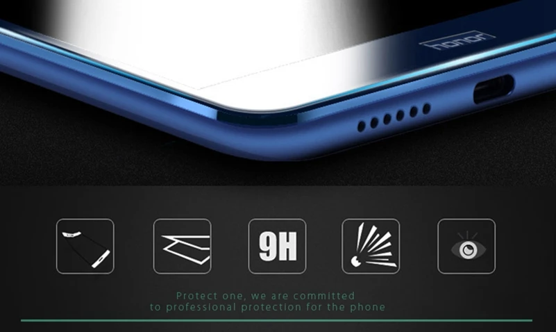 Tomkas Tempered Glass For Huawei P8 P9 Lite 2017 Honor 8 P10 Lite Honor 9 Glass Screen Protector Full Cover Protective Film      (3)
