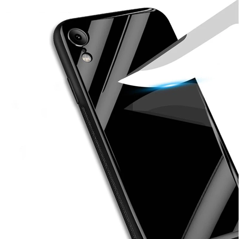Suntaiho Phone Case For iPhone 7 6 6s 8 X Plus 5 5s SE XR XS Max Tempered Glass Back + TPU edge Case Back Cover for iphone 8plus Suntaiho Phone Case For iPhone 7 6 6s 8 X Plus 5 5s SE XR XS Max Tempered Glass Back + TPU edge Case Back Cover for iphone 8plus