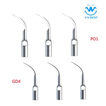 Стоматологическое оборудование для езды на велосипеде 6 шт. наконечники для стоматологического инструмента для удаления зубного камня PD1 GD4 в отбеливание зубов для SATELEC, DTE