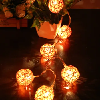 

20LED sepak takraw battery lamp string for Christmas holiday interior decoration