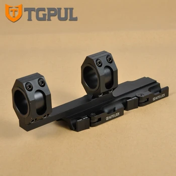 

TGPUL Hard Duty Rifle Square Stop Pin Scope Mount 30mm 25mm Rings with QD Auto Quick Release Detach for 20mm Picatinny Rail