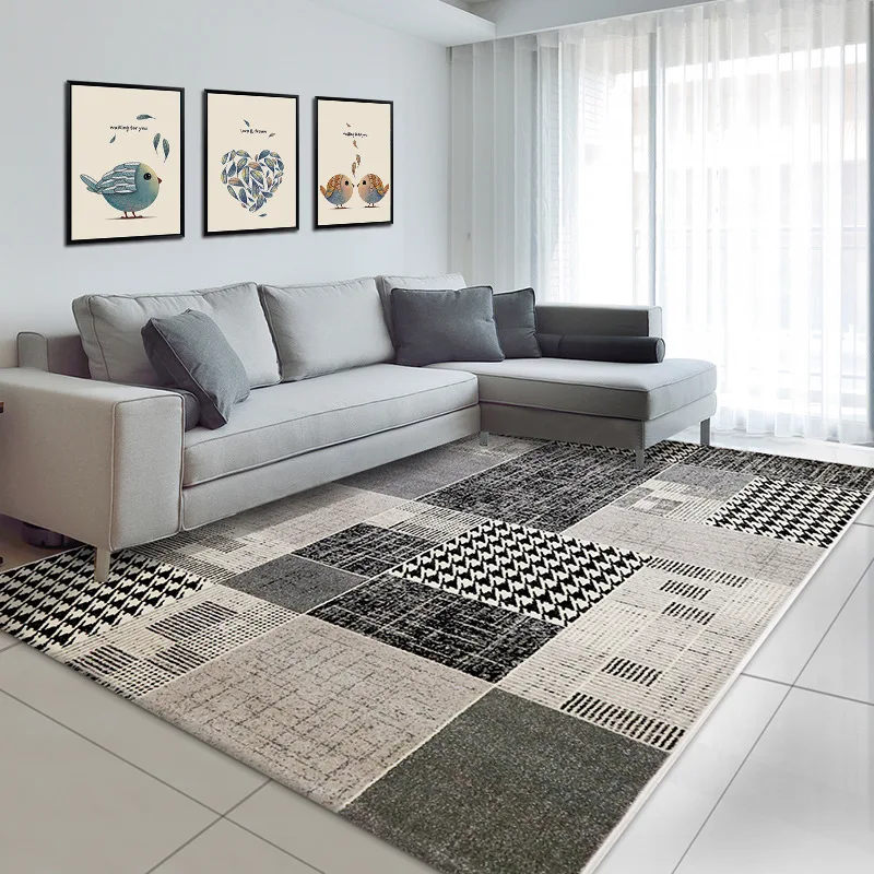 Wilton Woven Carpets for Living Room Polypropylene Carpet Bedroom Sofa Coffee Table Rug Nordic Study Room Floor Mat Home Rugs