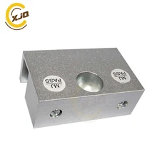 XJQ алюминиевый кронштейн для замка болта, подходит для бескаркасная стеклянная дверь система контроля доступа Электрический замок падения brakcet GB-B70