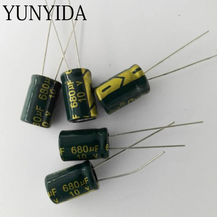 Алюминиевый электролитический конденсатор 10 в 680 мкФ 20 шт.|electrolytic capacitor 10v|capacitor