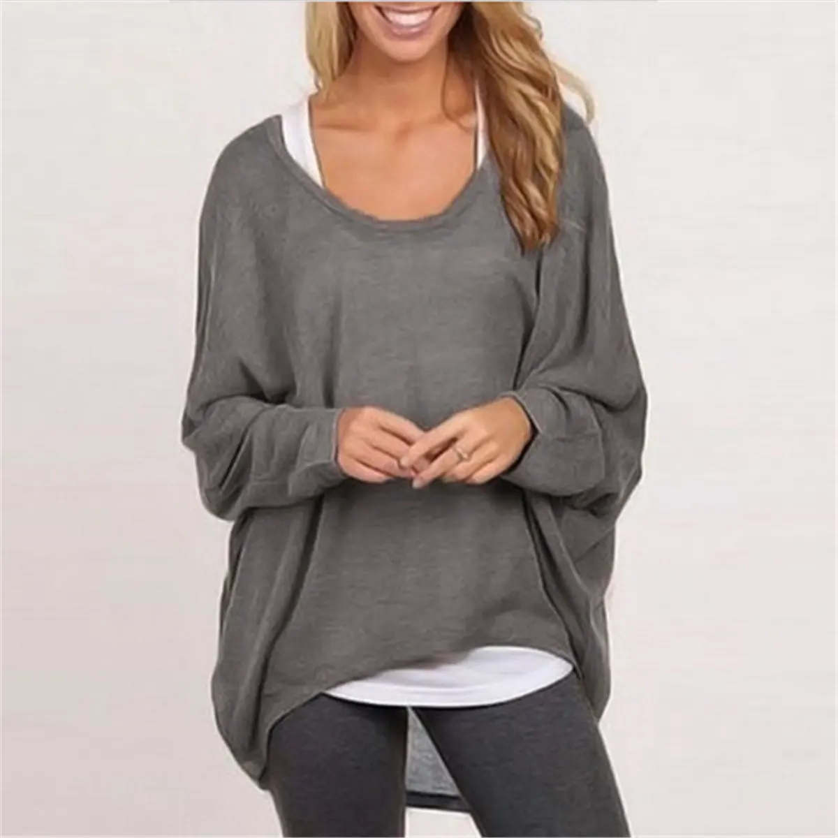 

ZANZEA Blusas 2019 Autumn Vestidos Women Long Sleeve Shirt Sexy O Neck Sweater Pullovers Knitwear Jumper Pull Femme Tops Shirts