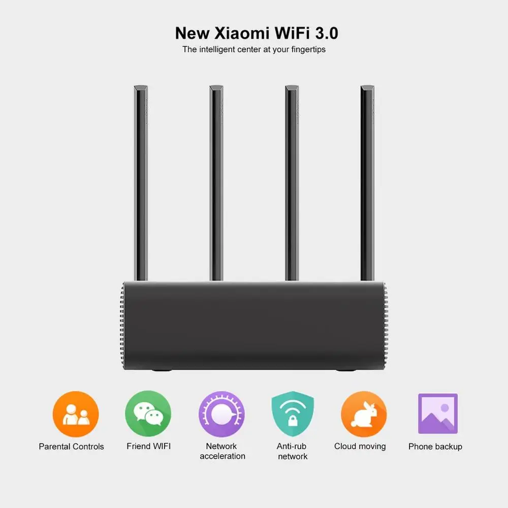Xiaomi Mi Wi-Fi беспроводной маршрутизатор Pro повторитель двойной rom 256 Flash с 4 антеннами усилитель сигнала стабильный и надежный