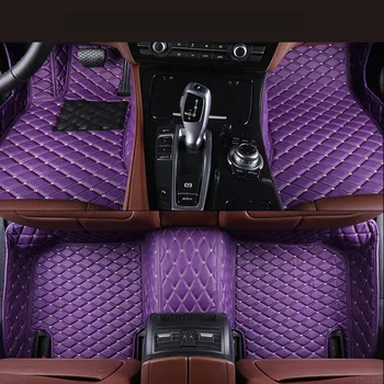 

Auto Floor Mats For Mercedes-Benz E63 Coupe E200 E260 Coupe 2009-2015 Foot Carpets Step Mats HighQuality Embroidery Leather Mats