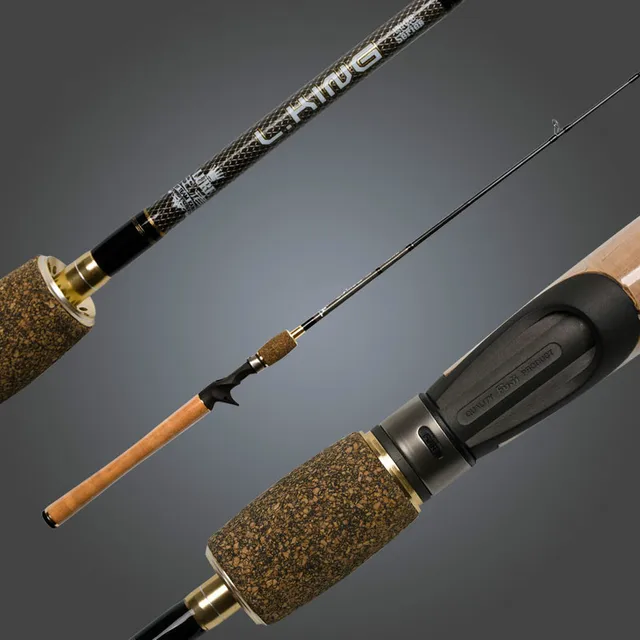 Best price at $143 Cheap Lure Rod Fishing Rod Carbon ML Power 2 Section 1.98m Spinning Lure Rod Soft Wood