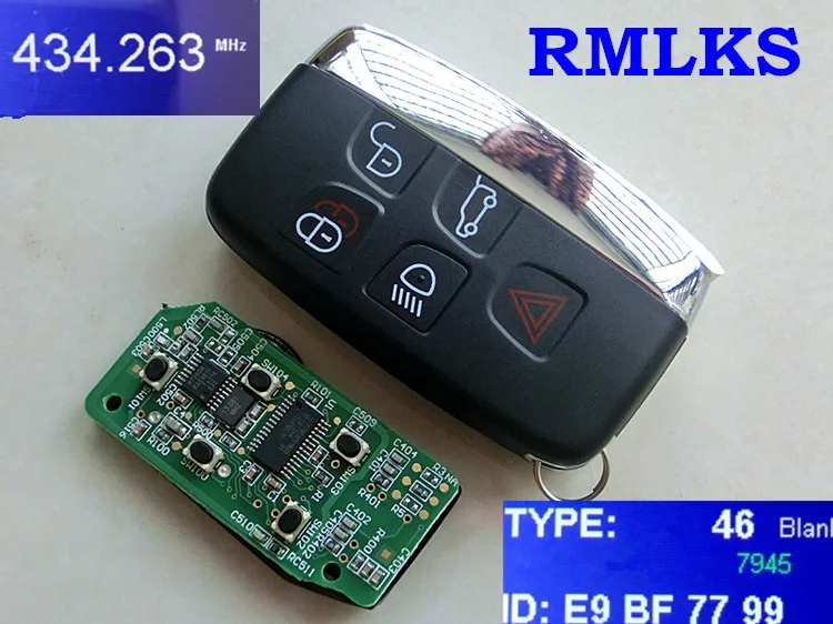 RMLKS New Keyless Entry Remote Key 315MHz 433MHZ Smart Car Key fit for Land Rover Range Rover Sport Evogue LR4 Luxury 2010-2015