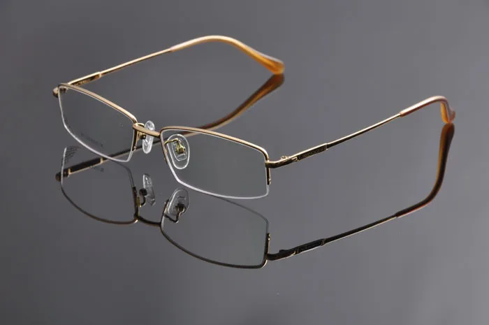 DEDING Super Slim титана прозрачные линзы близорукость очки Frame Титан армасан де oculos грау