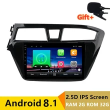 9 “2 + 32G 2.5D IPS Android 8.1 Car DVD Multimedia Player GPS Per HYUNDAI I20 2014 2015 2016 2017 18 audio radio stereo di navigazione