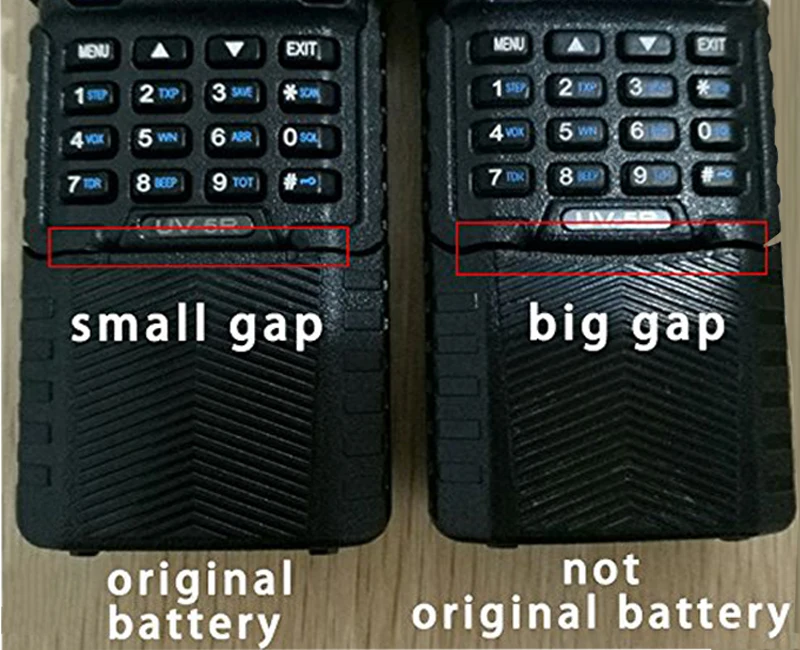 Оригинальная батарея BAOFENG UV 5R 7 4 В 3800 мАч Li Ion для pofung Walkie Talkie UV5R Series двухсторонняя