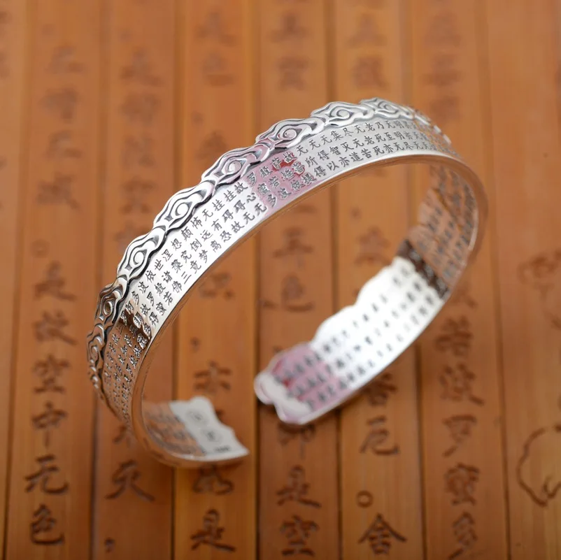 

Deer King jewelry fine silver heart bracelet S990 sterling silver jewelry wholesale new air style gift