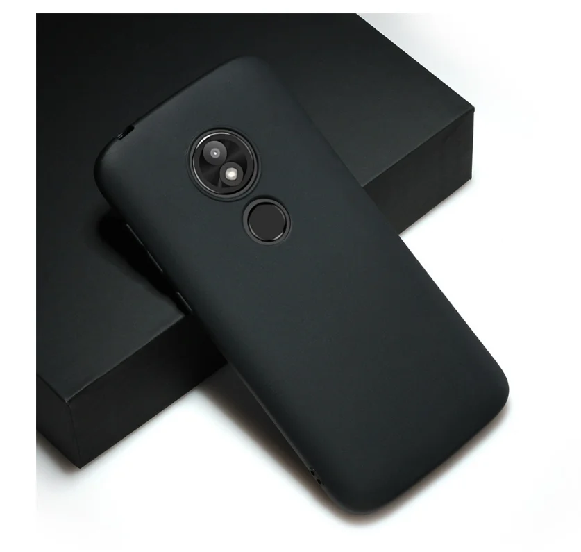 

For Motorola Moto G5 G5S E4 Plus EU E5 Case Cover Soft Silicon TPU Black Matte Phone back Protect Case For Moto G6 Play Cover