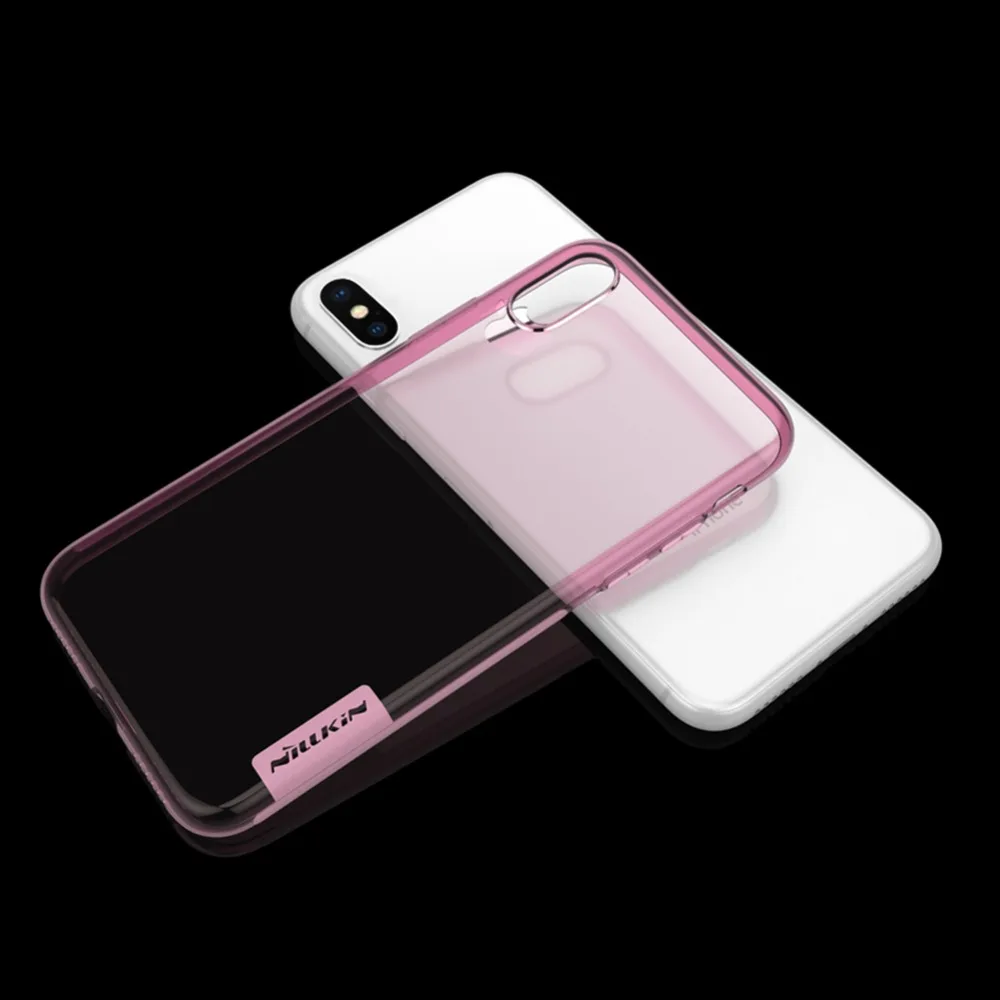 for iPhone 11 Pro Max X XR XS Max Case Nillkin TPU 0.6mm Ultra thin Phone Cases for iPhone X 8 7 Plus Silicone Cover Clear Case case iphone 6