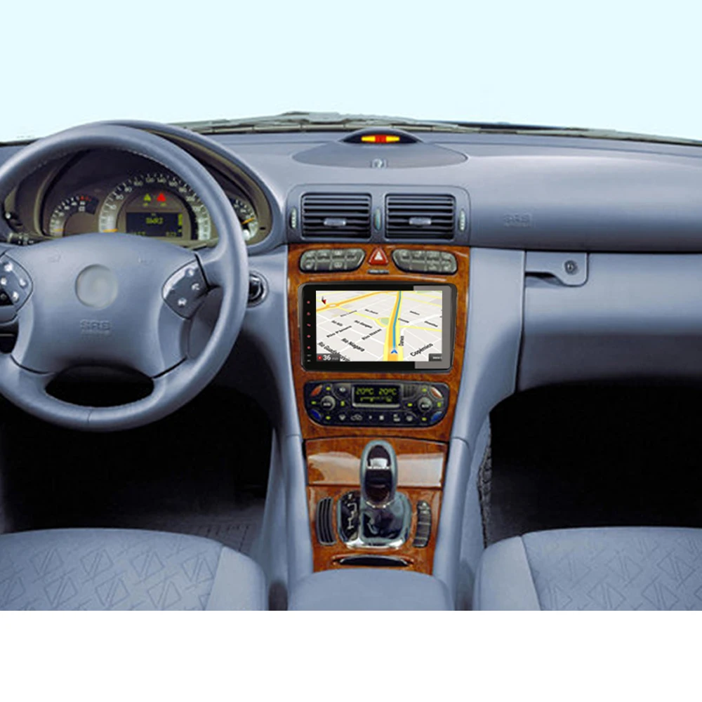 Octa Core Android 8 0 DAB + СБ Navi Автомобильная GPS навигация для Mercedes Benz C/CLC/CLK Class W203 WiFi 3G 4G BT USB
