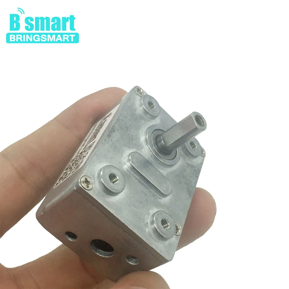 Bringsmrt Micro Motor Gearbox JGY-370 Worm Gear Motor Gearbox Reducer All Metal Gear High Quality Large Torque