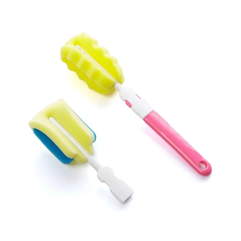 2 шт./компл. новинка экологичные можно удалить губку с ручкой чистящие щетки для