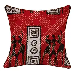 Африканский наволочка характер батик штамповки подушки детские милые домашние портативный талии 45*45 см