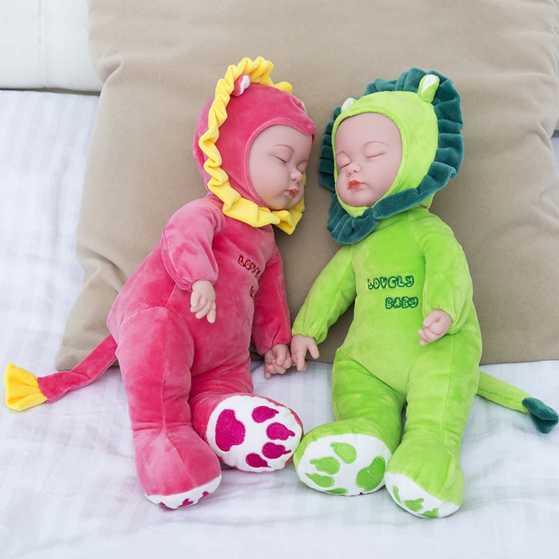35CM-Baby-Doll-Reborn-Doll-Toy-For-Kids-Appease-Accompany-Sleep-Cute-Vinyl-Doll-Plush-Toy-Girl-Baby-Gift-Collection-2