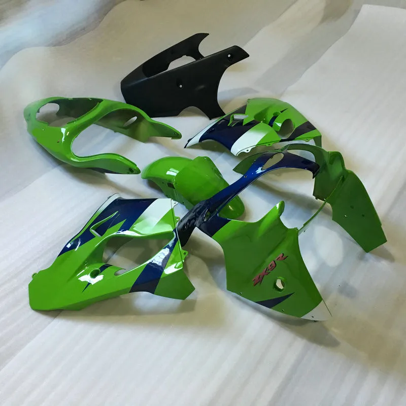 Набор обтекателей мотоцикла для KAWASAKI Ninja ZX9R 2000 2001 00 01 zx9r зеленые синие обтекатели