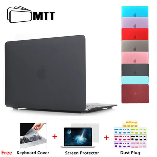 MTT Crystal Matte Case Cover For Macbook Air Pro Retina 11 12 13 15 Laptop Bag Sleeve for Apple mac book Air 13.3 inch Hard Case