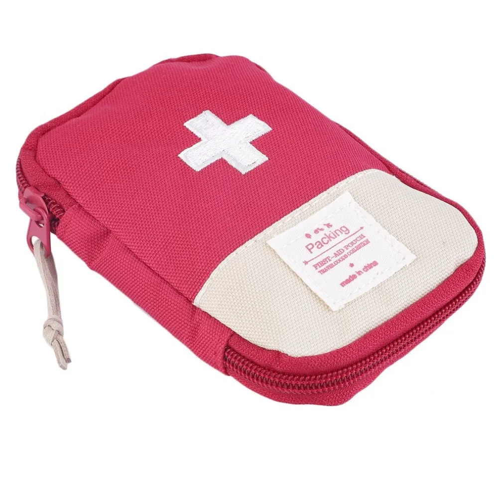 Durable de Camping al aire libre casa supervivencia portátil Kit de primeros auxilios caso conveniente de manejar para fácil transporte 3 colores opcionales