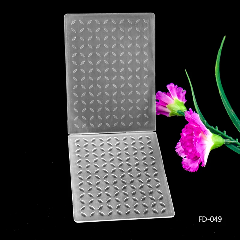 

Diamond Plastic Embossing Folder For Scrapbook DIY Album Card Tool Plastic Template 7.5x10cm
