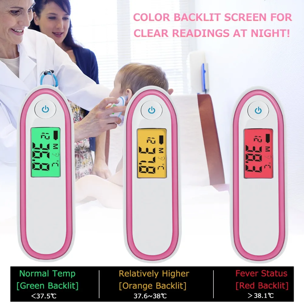 Медицинские бытовые инфракрасные термометр Детские Взрослые медицинские ушные цифровой термометр для детей