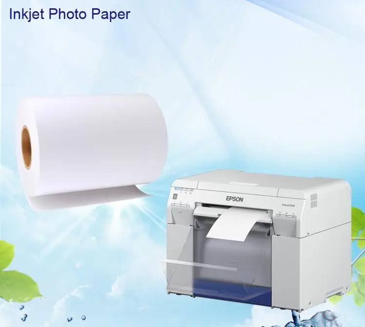 

3in core suede rc surface waterproof photo paper roll for inkjet drylabs