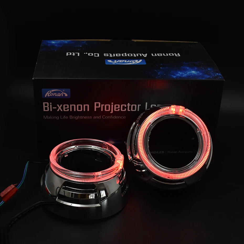 Ronan светодиодный светодиодная маска ангельские глаза кожух белый RGB для Cayenne Q5 Hella