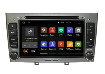 

Grey Piano 2din Android 7.1 Multimedia Car DVD Navigation For Peugeot 408 308 308SW radio Stereo head unit Wifi 4G SD Map