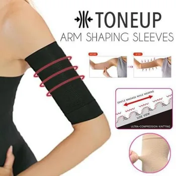 

1Pair Slimming Compression Arm Shaper Slimming Arm Belt Helps Tone Shape Upper Arm Shaper Arm Shaping Sleeves for Women