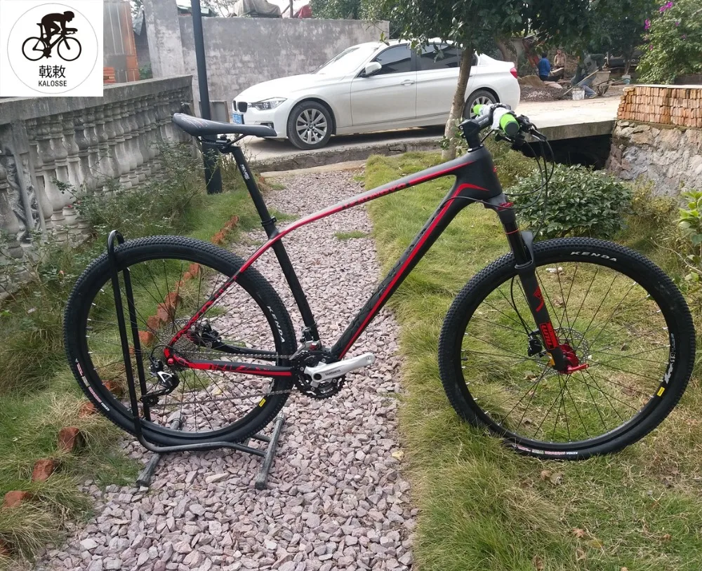 Excellent Kalosse 6 bearings 29*19/17/21 inch  frame  Hydraulic brakes   30S 29er  mountain bike carbon ,  carbon fiber bike 2