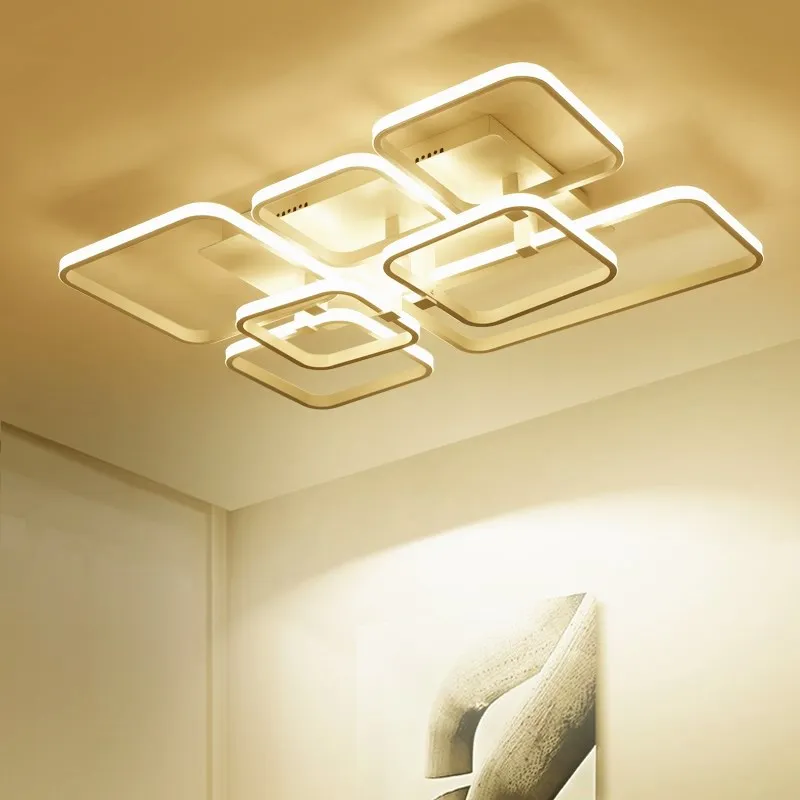 Living room lights simple modern acrylic and silica gal led ceiling lamp Nordic lighting creative romantic warm | Освещение