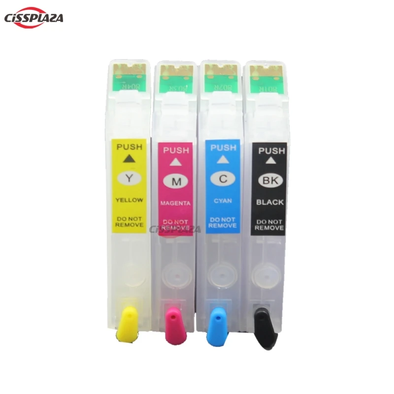 

CISSPLAZA T1801 t1811 NEW empty Refill ink cartridge compatible for epson XP-30 102 202 205 302 305 402 405 XP-102 XP-202ARC