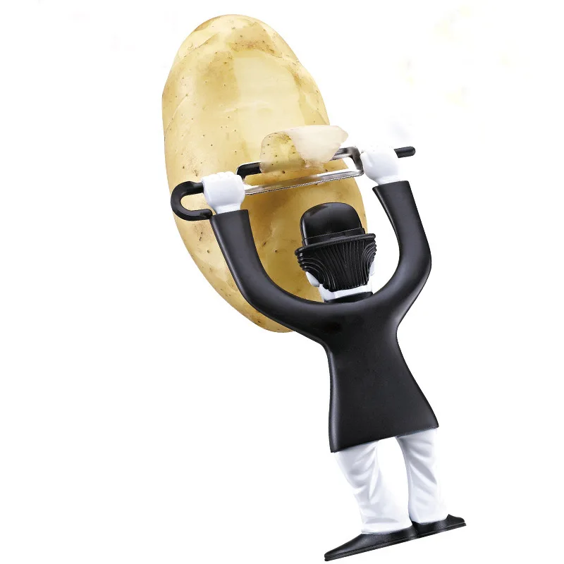 

Chaplin Creative Plastic Cartoon characters Fruit Vegetable Potato Cutter Peeler Cooking Tools Kitchen Accessories Random