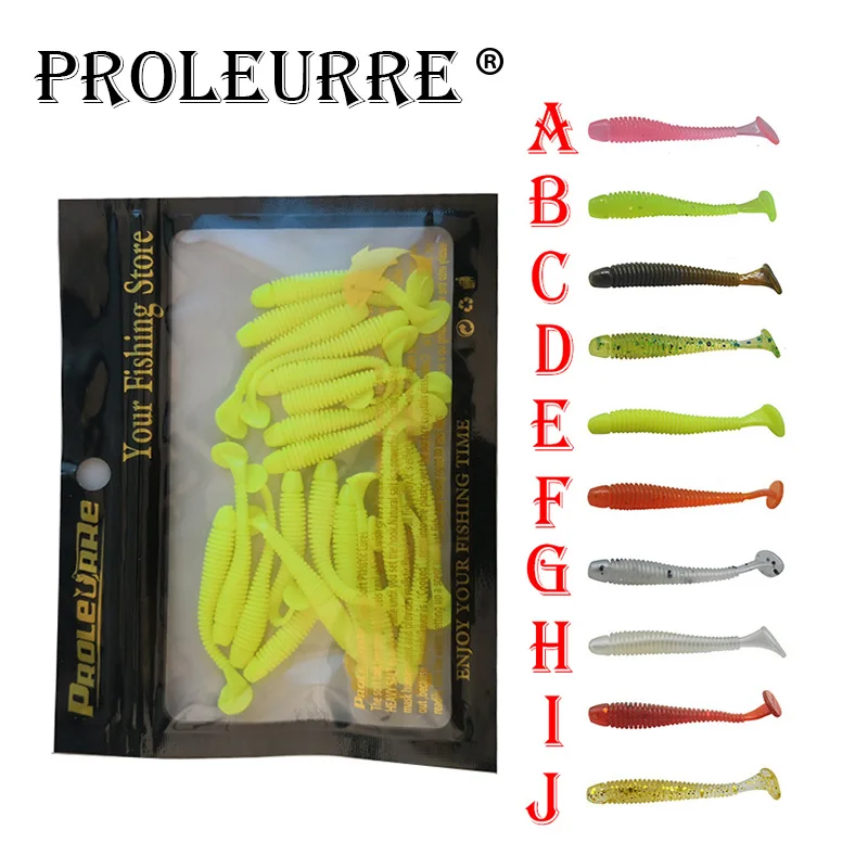 

20Pcs/lot Wobbler Jigging 5cm 0.7g Fishing Lure Soft Worm Shrimp Jerkbait Fish Ocean Rock lure bass soft fish smell soft baits