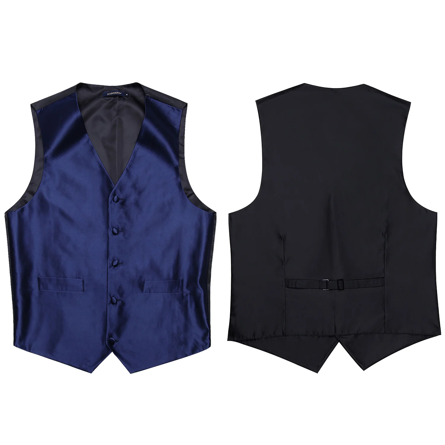 Pocket Square Set Men's Classic Solid Party Wedding NeckTie Jacquard Waistcoat Vest Pocket Square Tie Suit Set Pocket Square Set Men's Classic Solid Party Wedding NeckTie Jacquard Waistcoat Vest Pocket Square Tie Suit Set