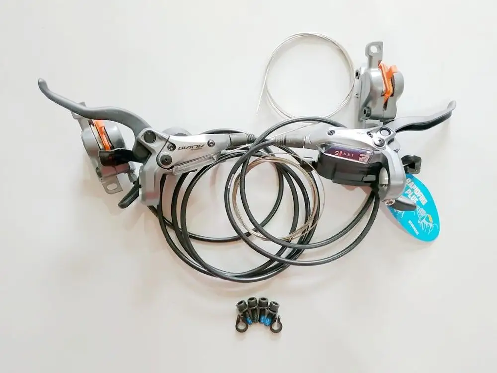 

Shimano ALIVIO M4050 ST-M4050 3x9 Speed Hydraulic STI Shifters Disc Brake Set