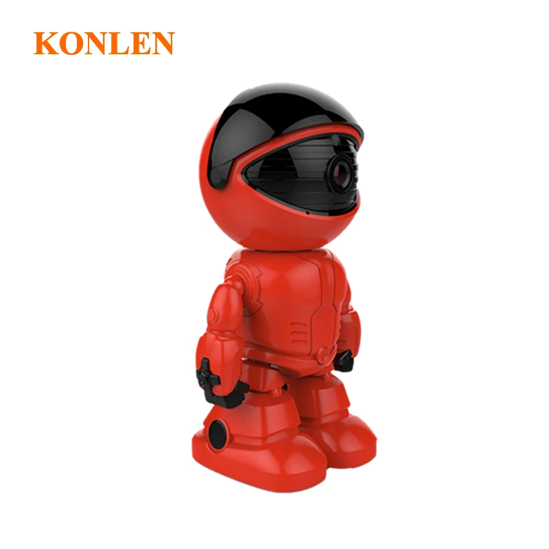

KONLEN WIFI IP Camera Robot Night Vision Audio Indoor Monitor 1080PInfrared Motion Detection For Home Security CCTV Surveillance