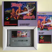 16 бит игры* волшебный меч(Французская версия PAL! Коробка+ руководство+ картридж